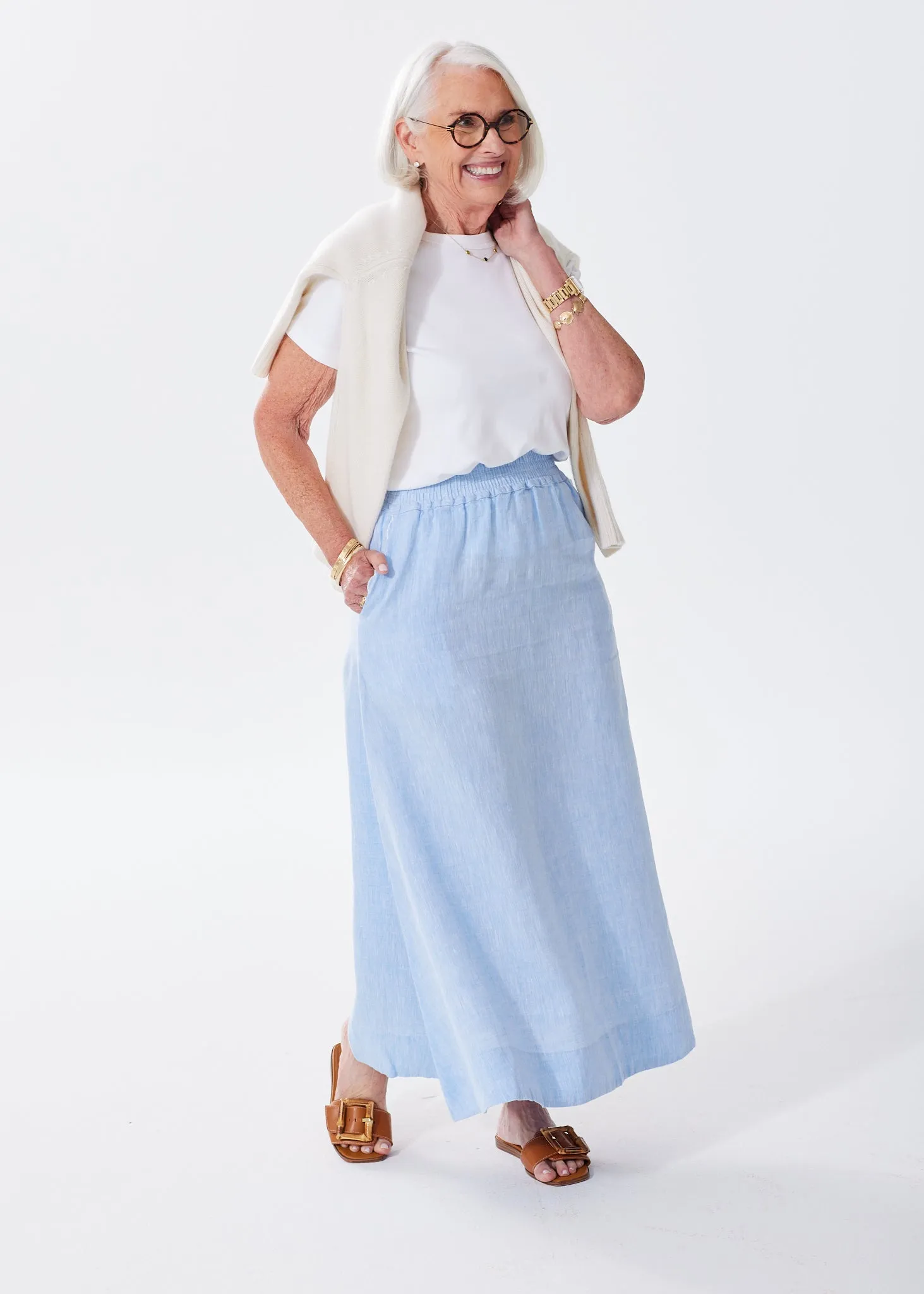 The Linen Maxi Skirt