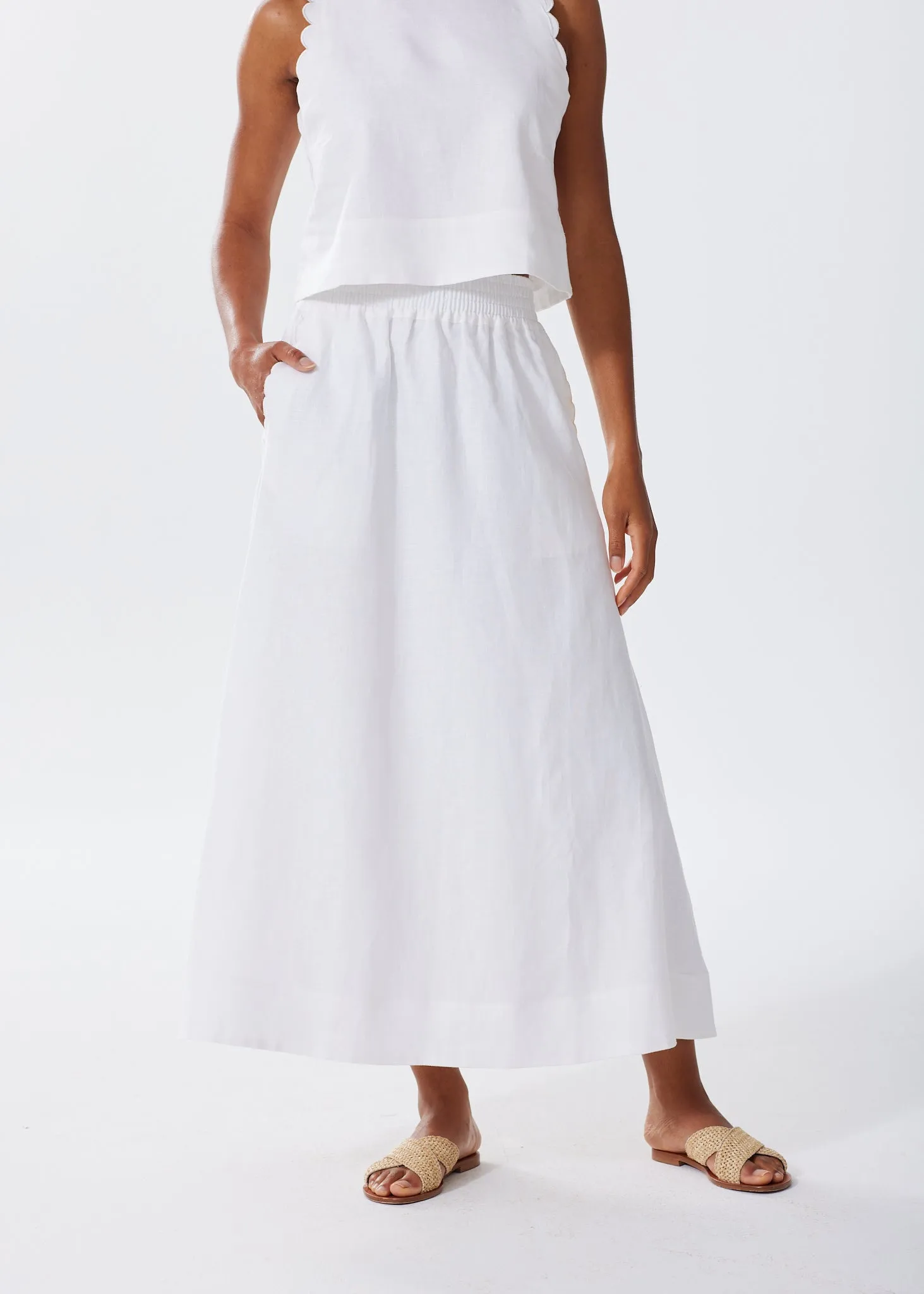 The Linen Maxi Skirt