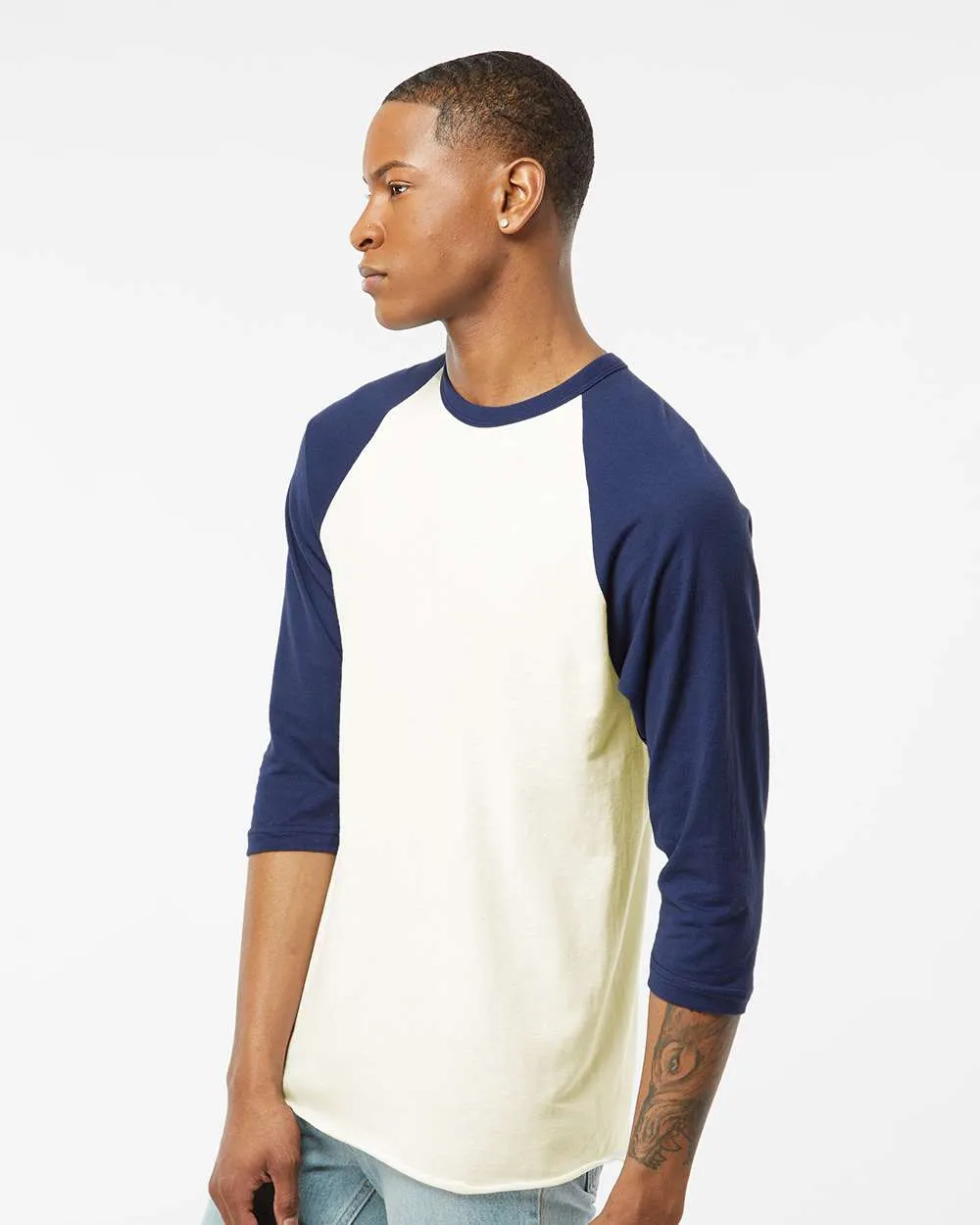 Tultex Fine Jersey Raglan T-Shirt 245