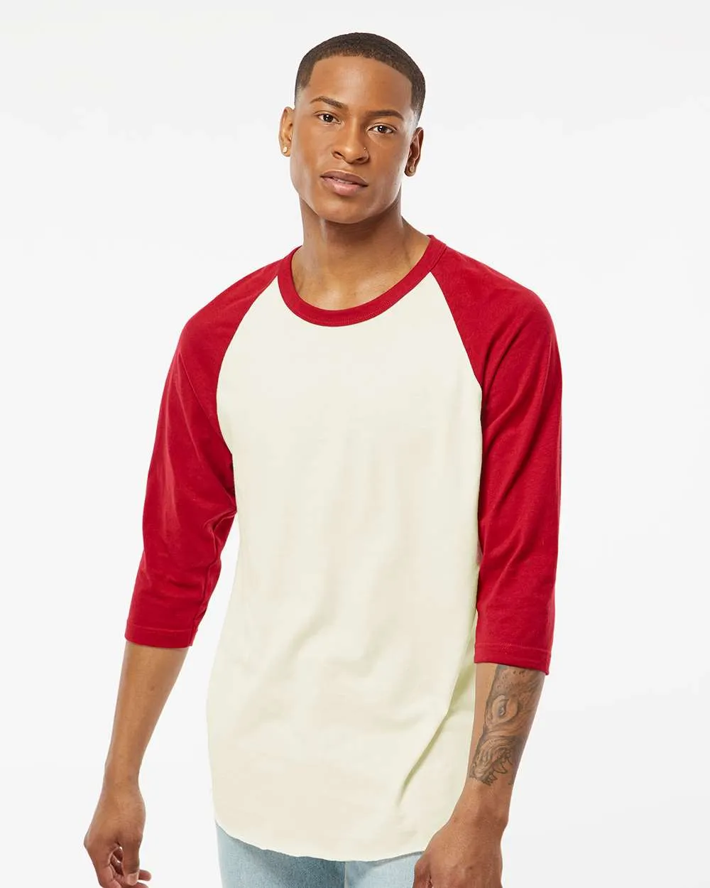 Tultex Fine Jersey Raglan T-Shirt 245