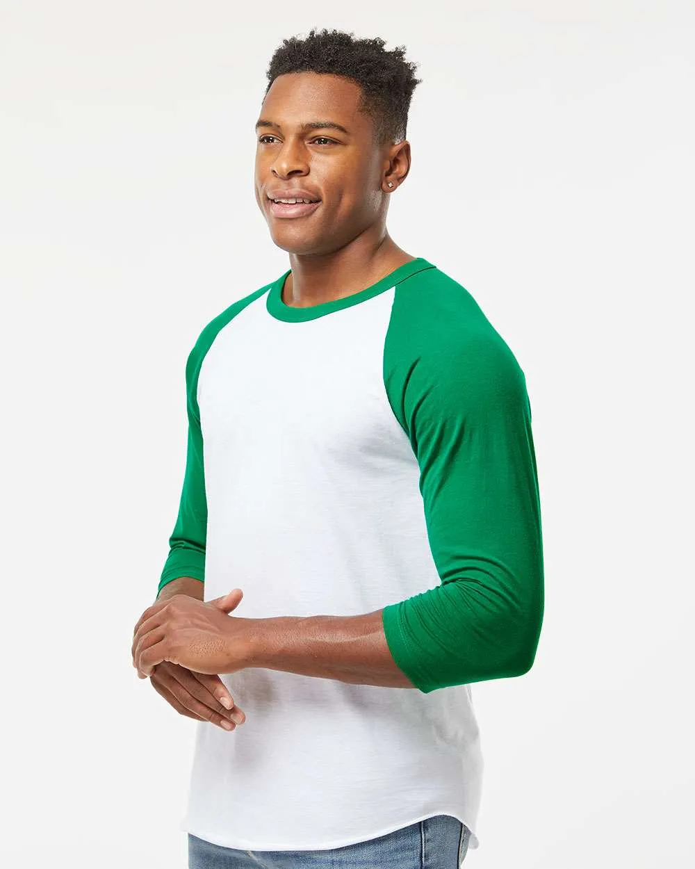 Tultex Fine Jersey Raglan T-Shirt 245