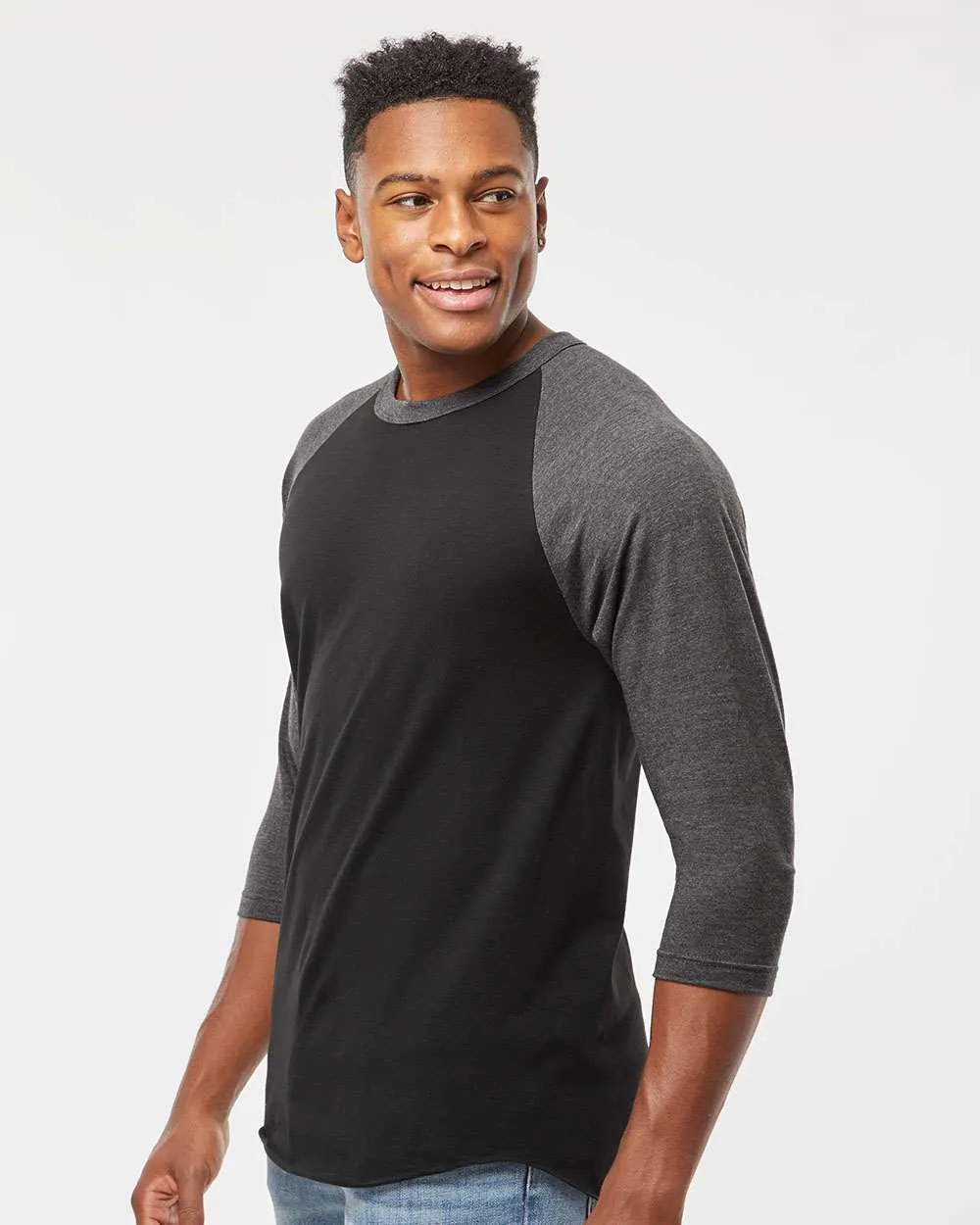 Tultex Fine Jersey Raglan T-Shirt 245