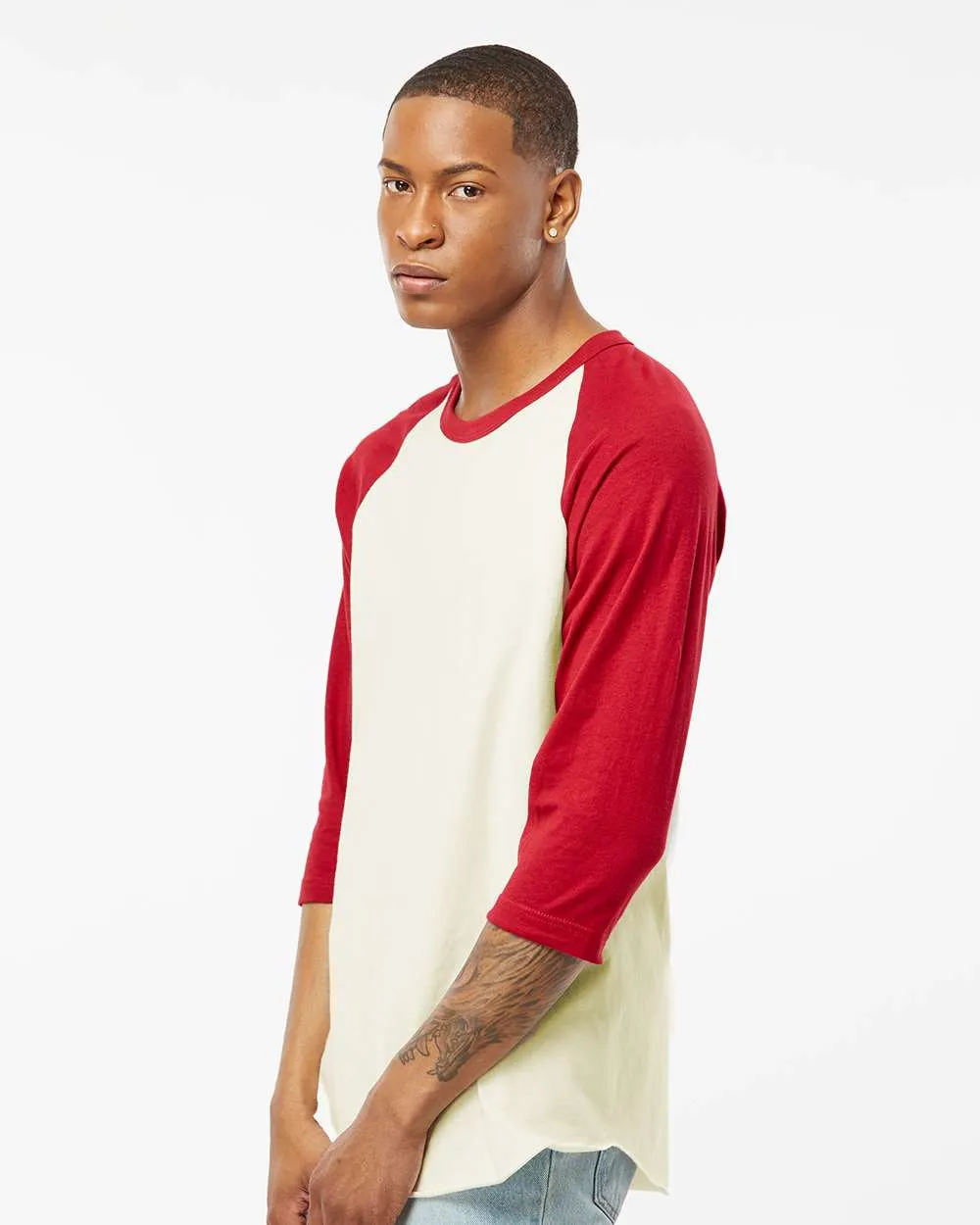 Tultex Fine Jersey Raglan T-Shirt 245