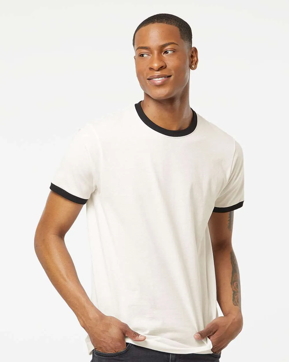 Tultex Fine Jersey Ringer T-Shirt 246