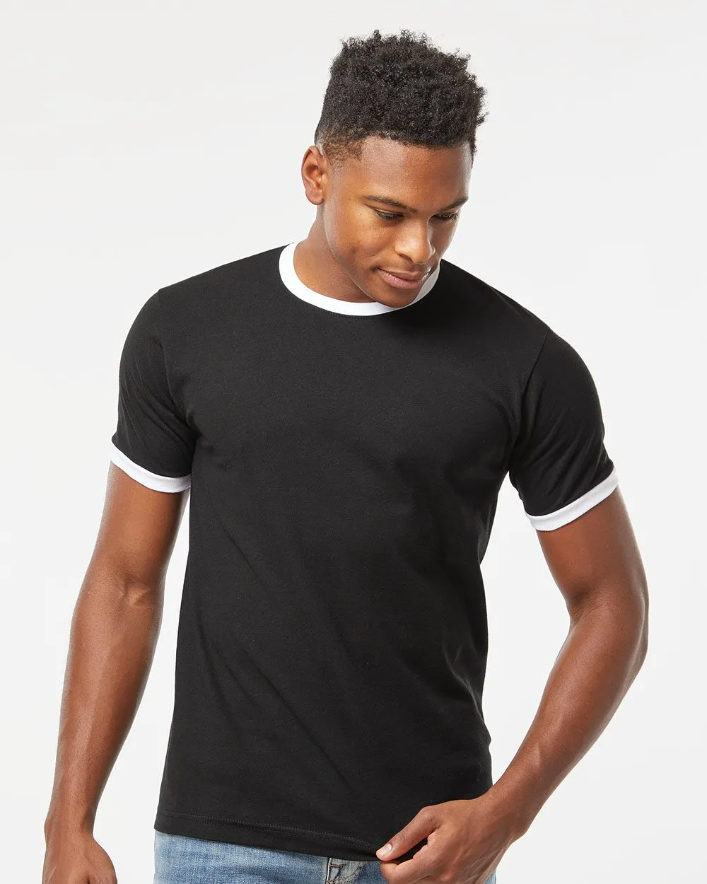 Tultex Fine Jersey Ringer T-Shirt 246