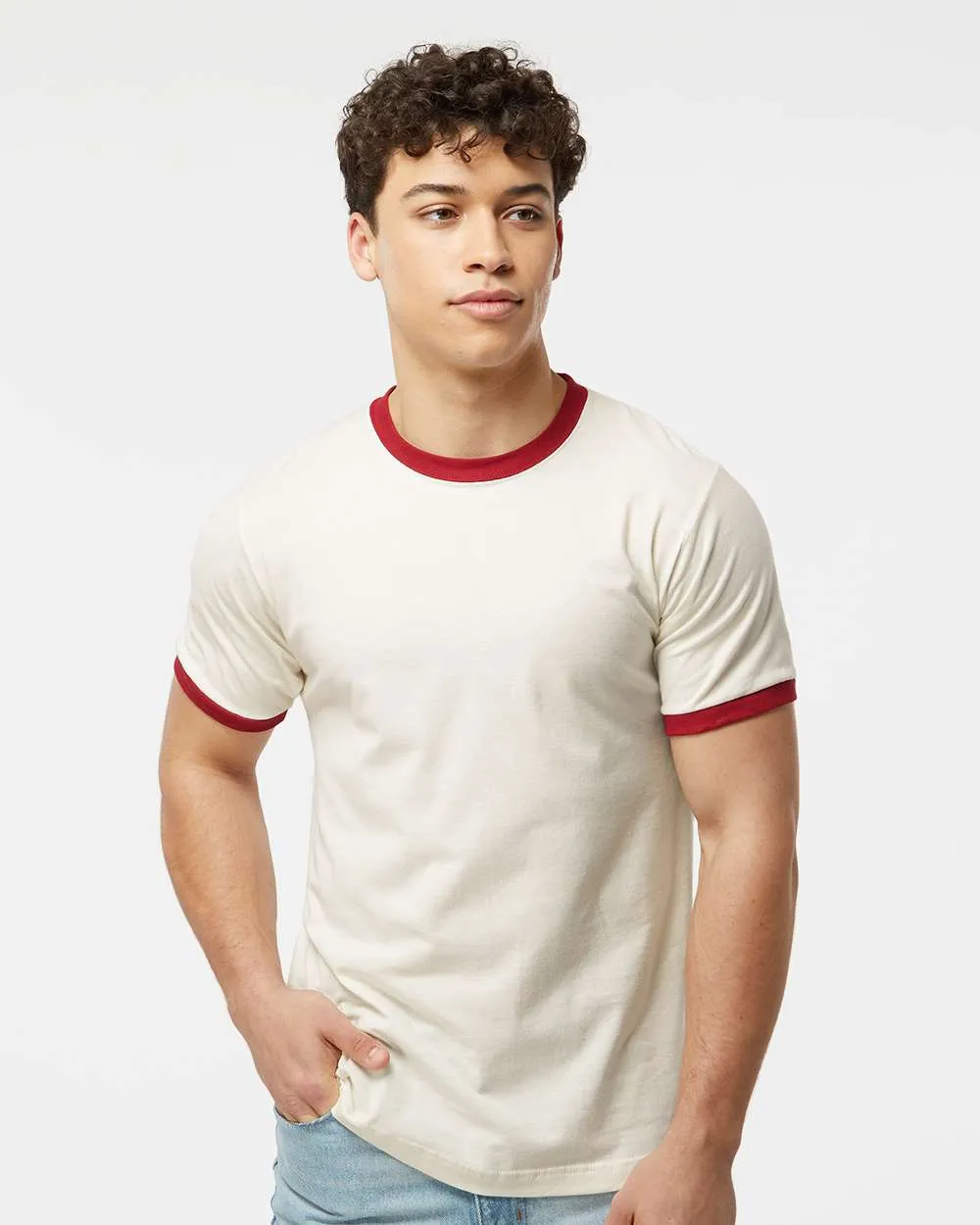 Tultex Fine Jersey Ringer T-Shirt 246