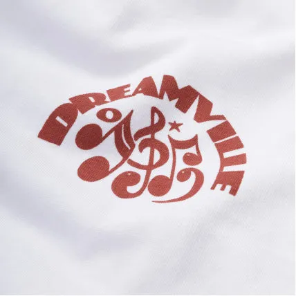 White Music Note Tee